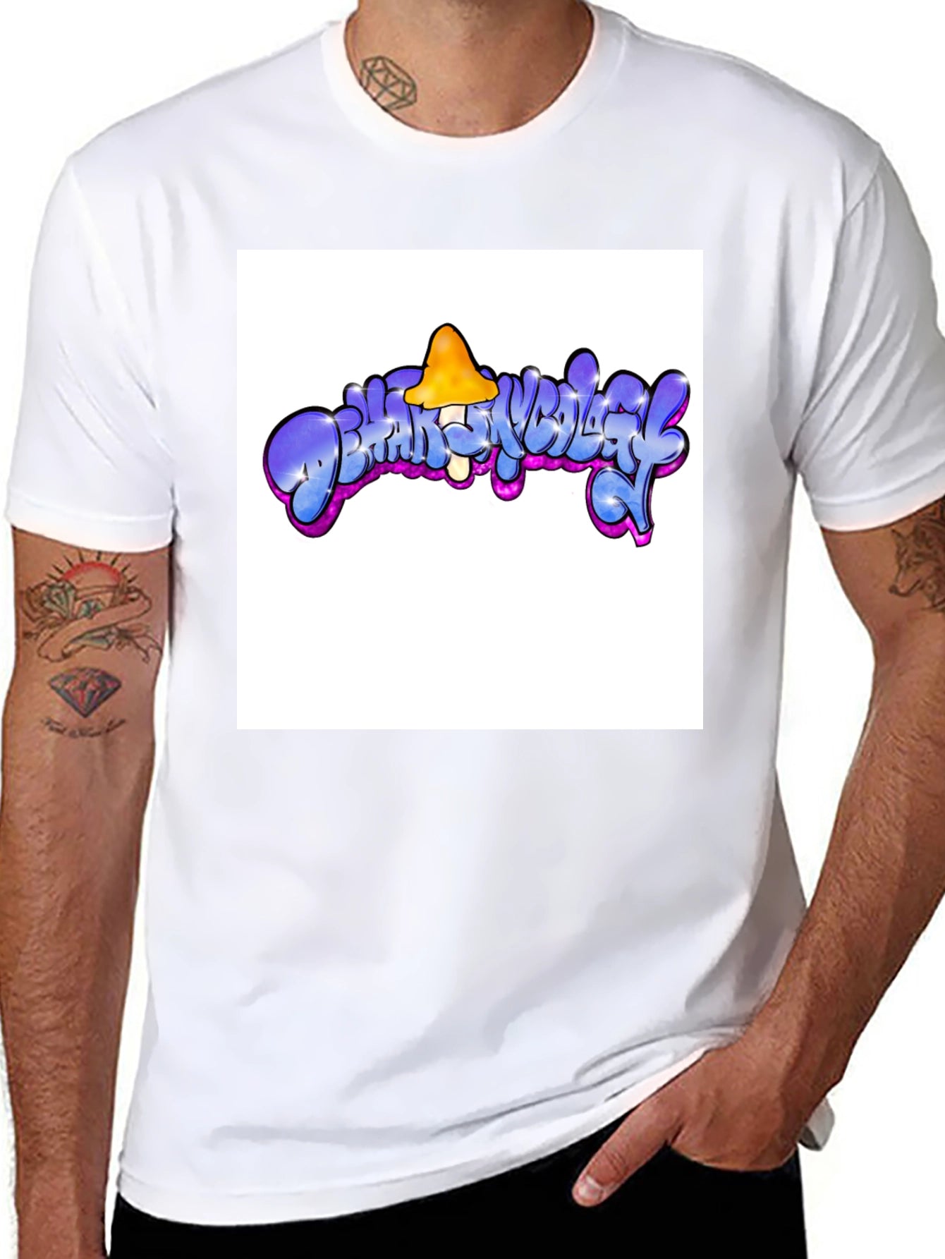 Psychedelic Mushroom Graphic T-Shirt