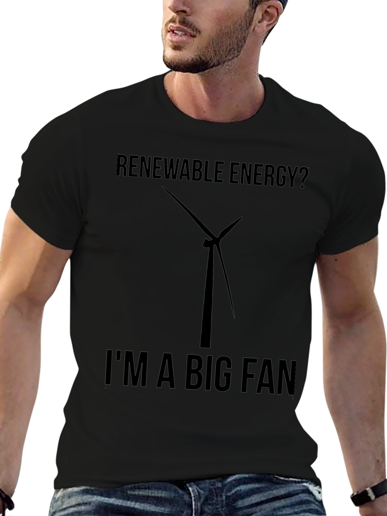 Renewable Energy Fan T-Shirt - Eco-Friendly Tee
