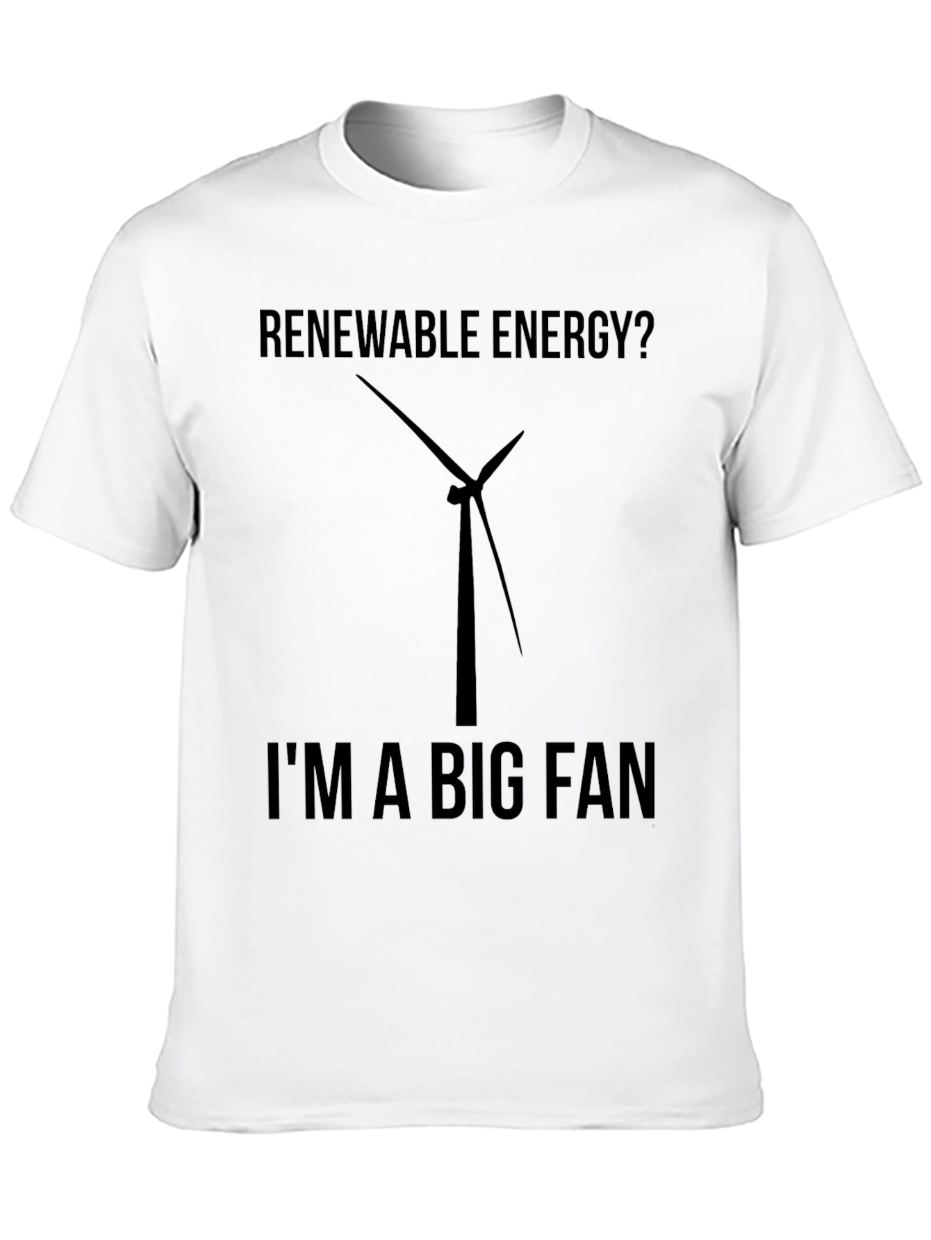 Renewable Energy Fan T-Shirt - Eco-Friendly Tee