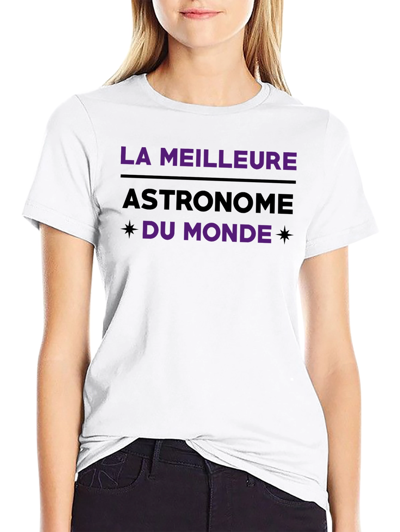 La Meilleure Astronome Tee - Worlds Best Astronomer