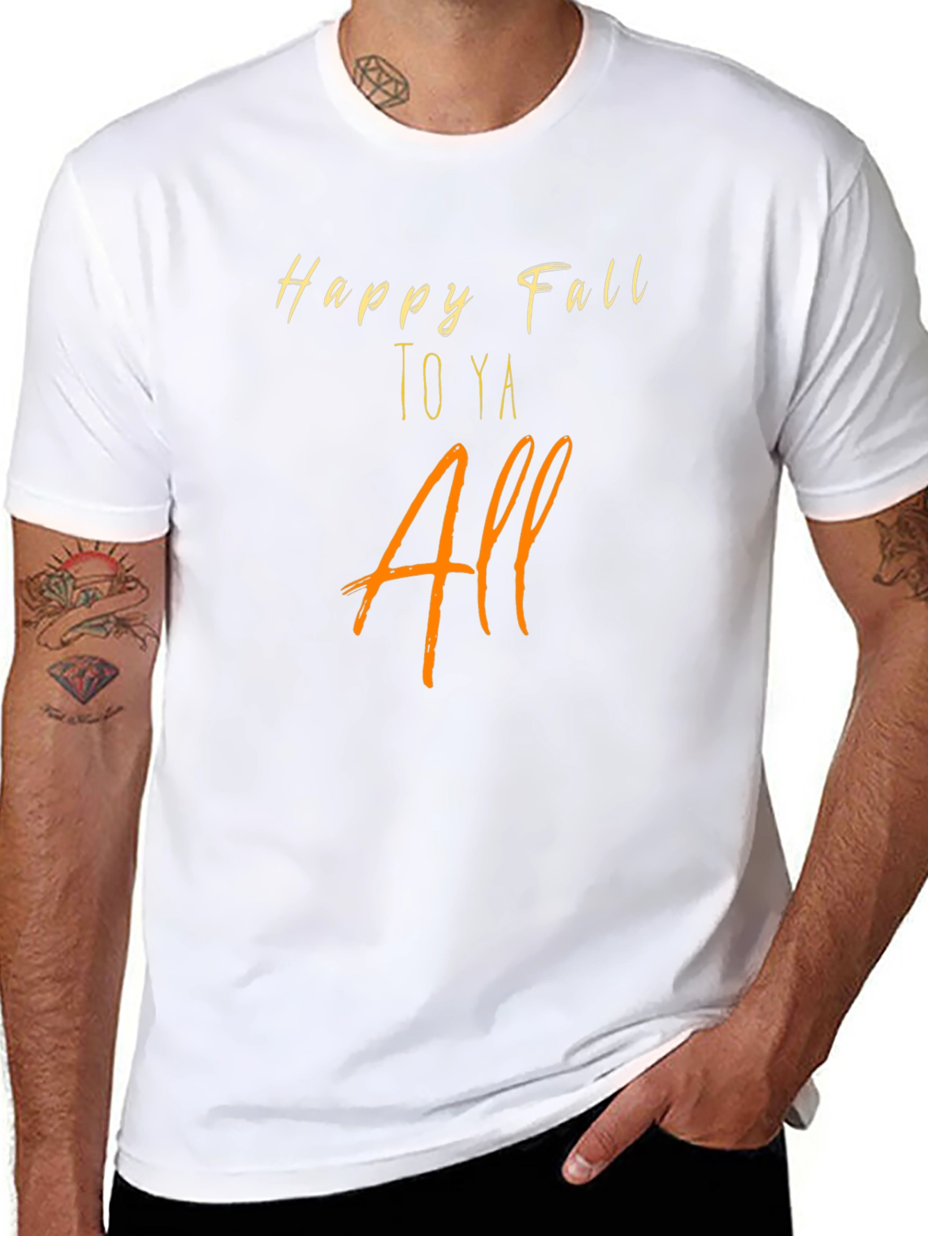 Happy Fall T-Shirt - Cozy Autumn Vibes
