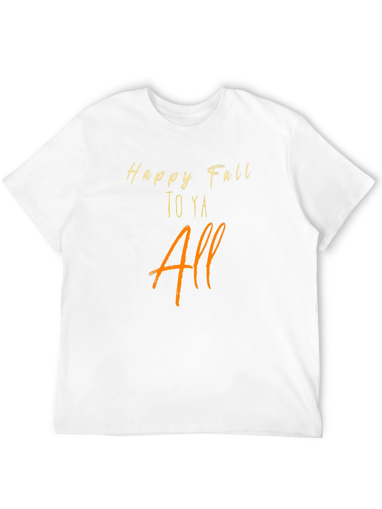 Happy Fall T-Shirt - Cozy Autumn Vibes