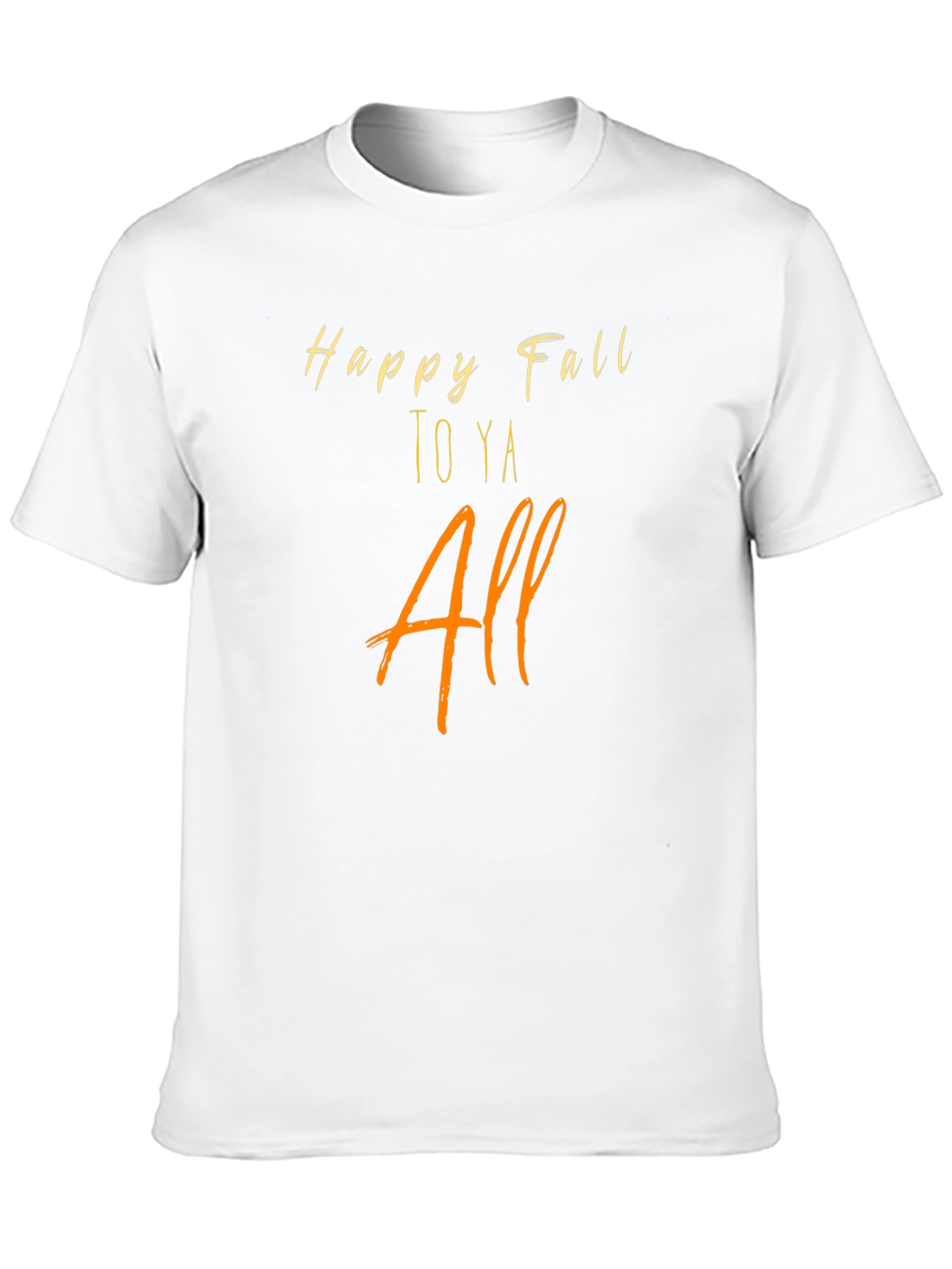 Happy Fall T-Shirt - Cozy Autumn Vibes