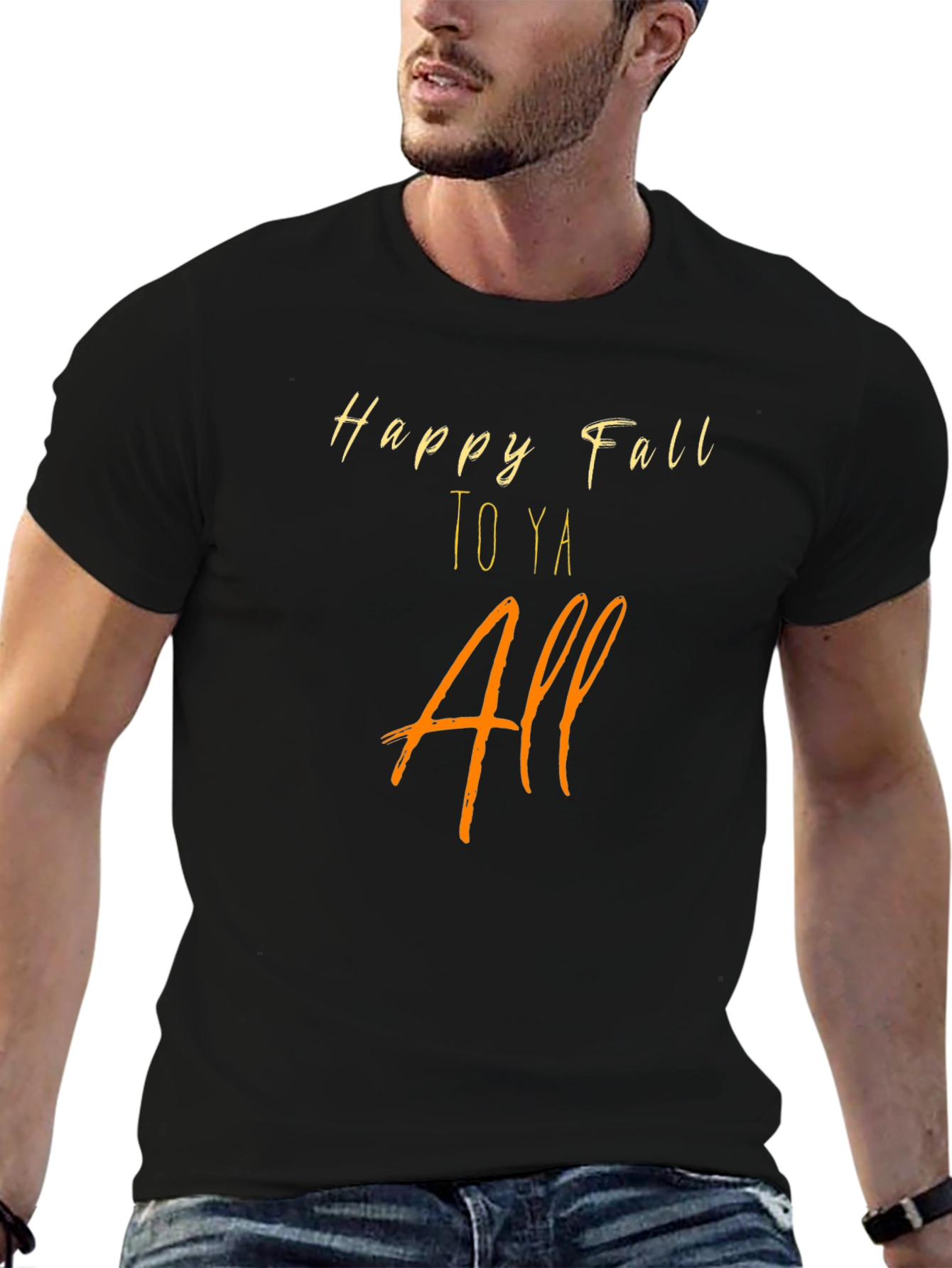 Happy Fall T-Shirt - Cozy Autumn Vibes
