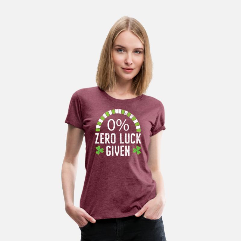 Zero Luck Given St. Patricks Day Irish Shamrock