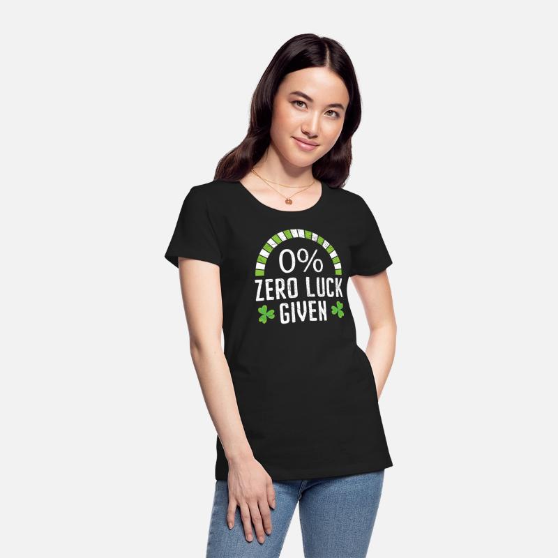 Zero Luck Given St. Patricks Day Irish Shamrock