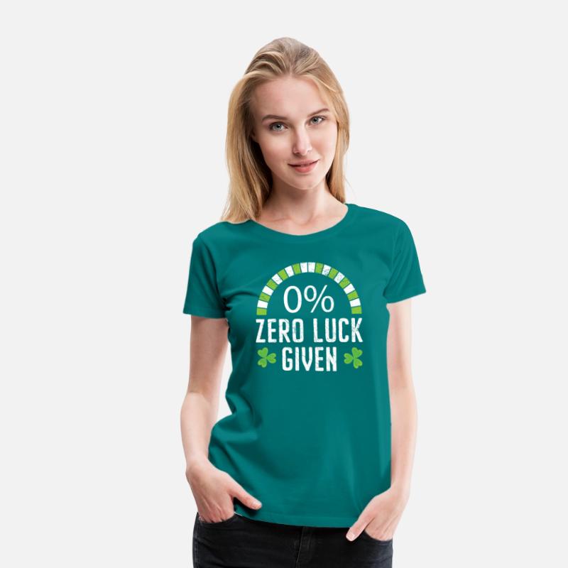 Zero Luck Given St. Patricks Day Irish Shamrock