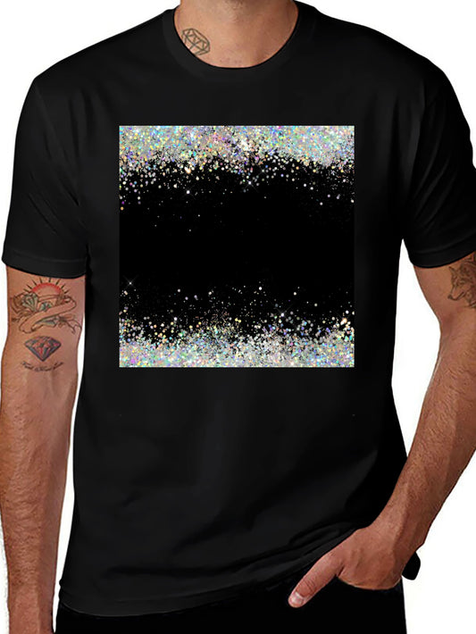 Sparkling Galaxy Black T-Shirt