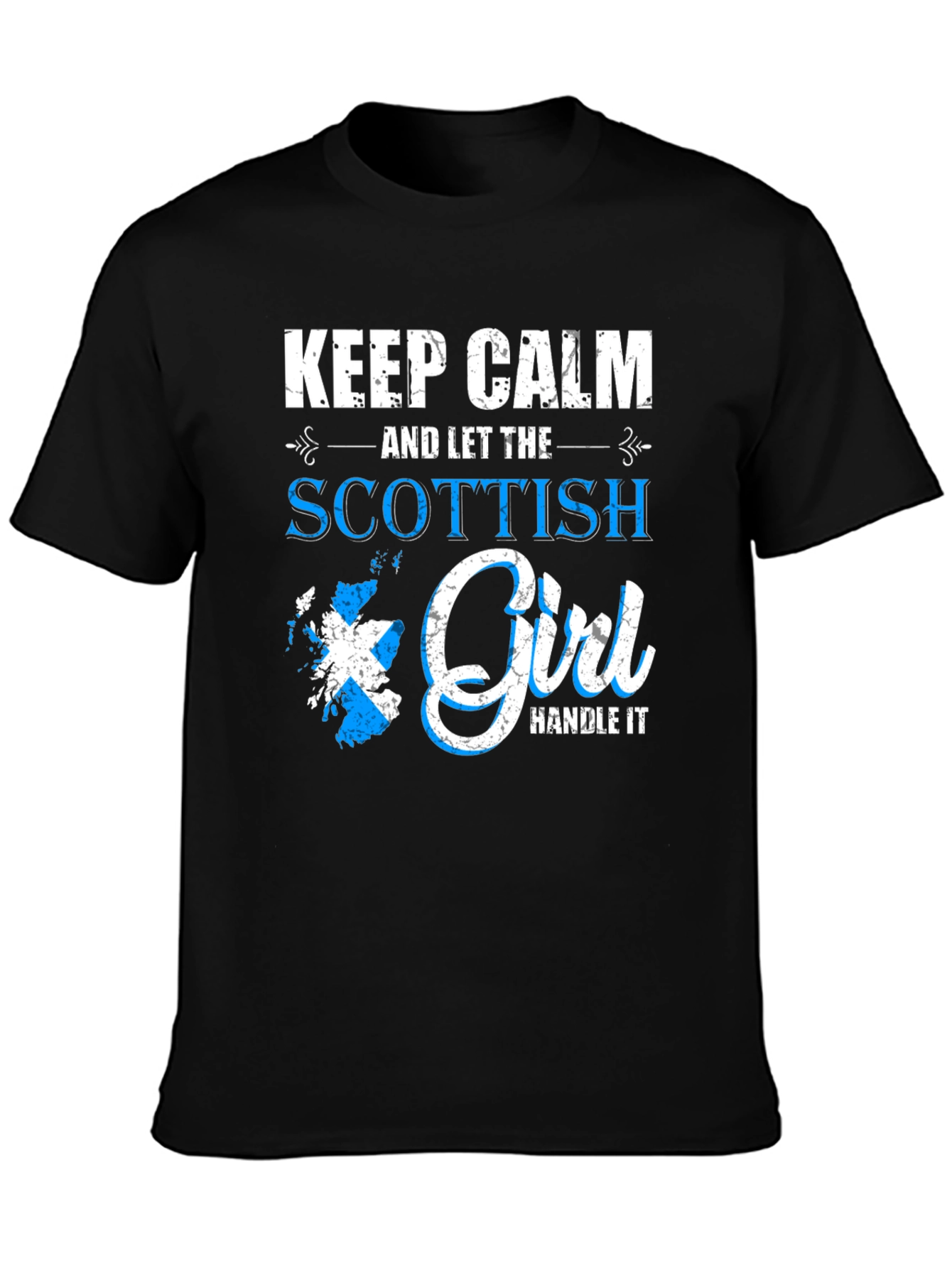 Keep Calm Scottish Girl T-Shirt