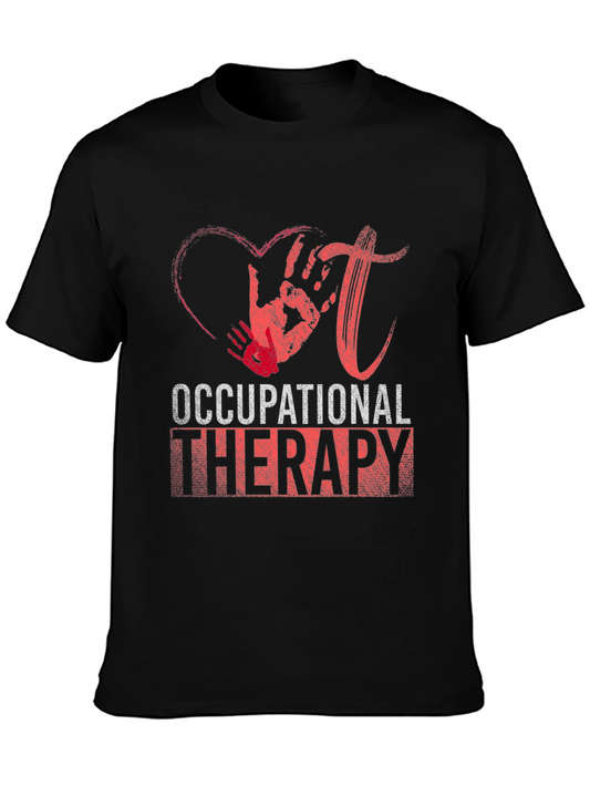 Occupational Therapy T-Shirt - Hand Heart Design