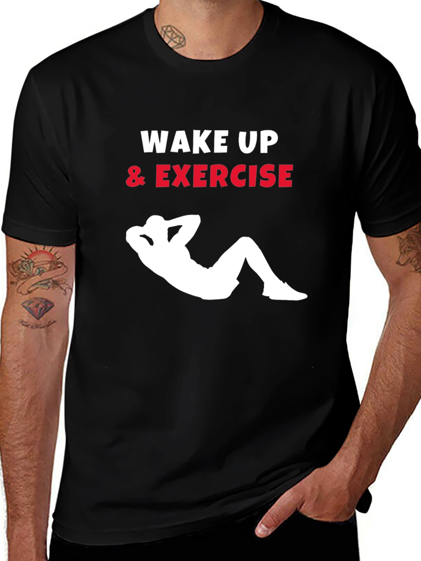 Wake Up & Exercise Graphic Tee