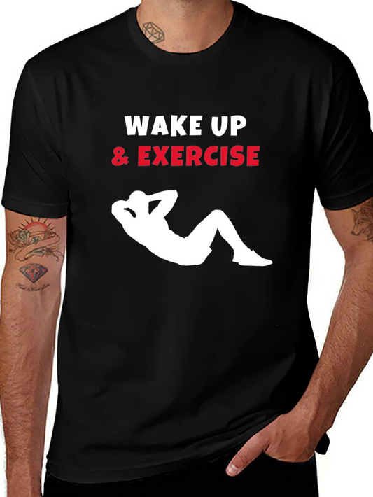 Wake Up & Exercise Graphic Tee