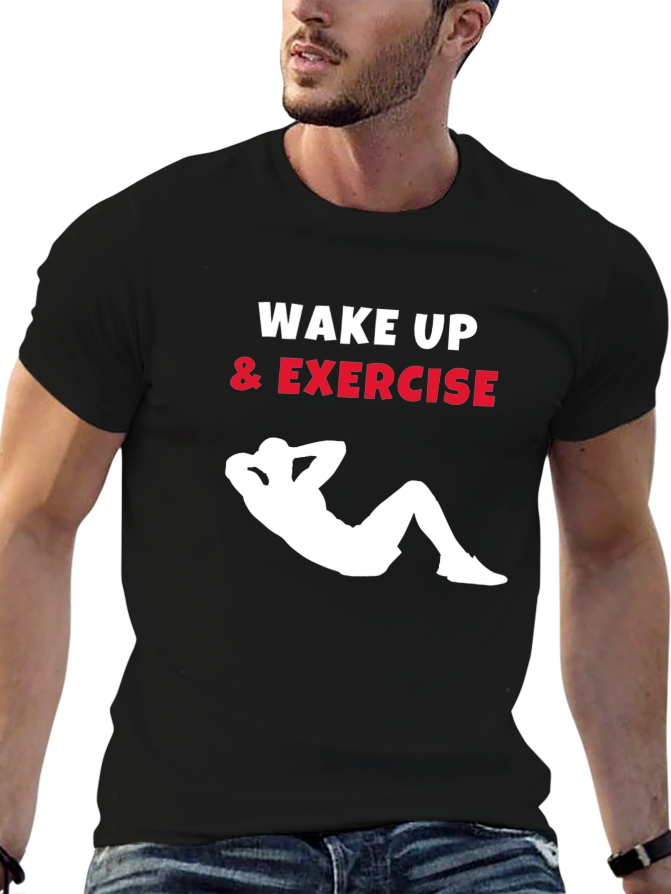 Wake Up & Exercise Graphic Tee