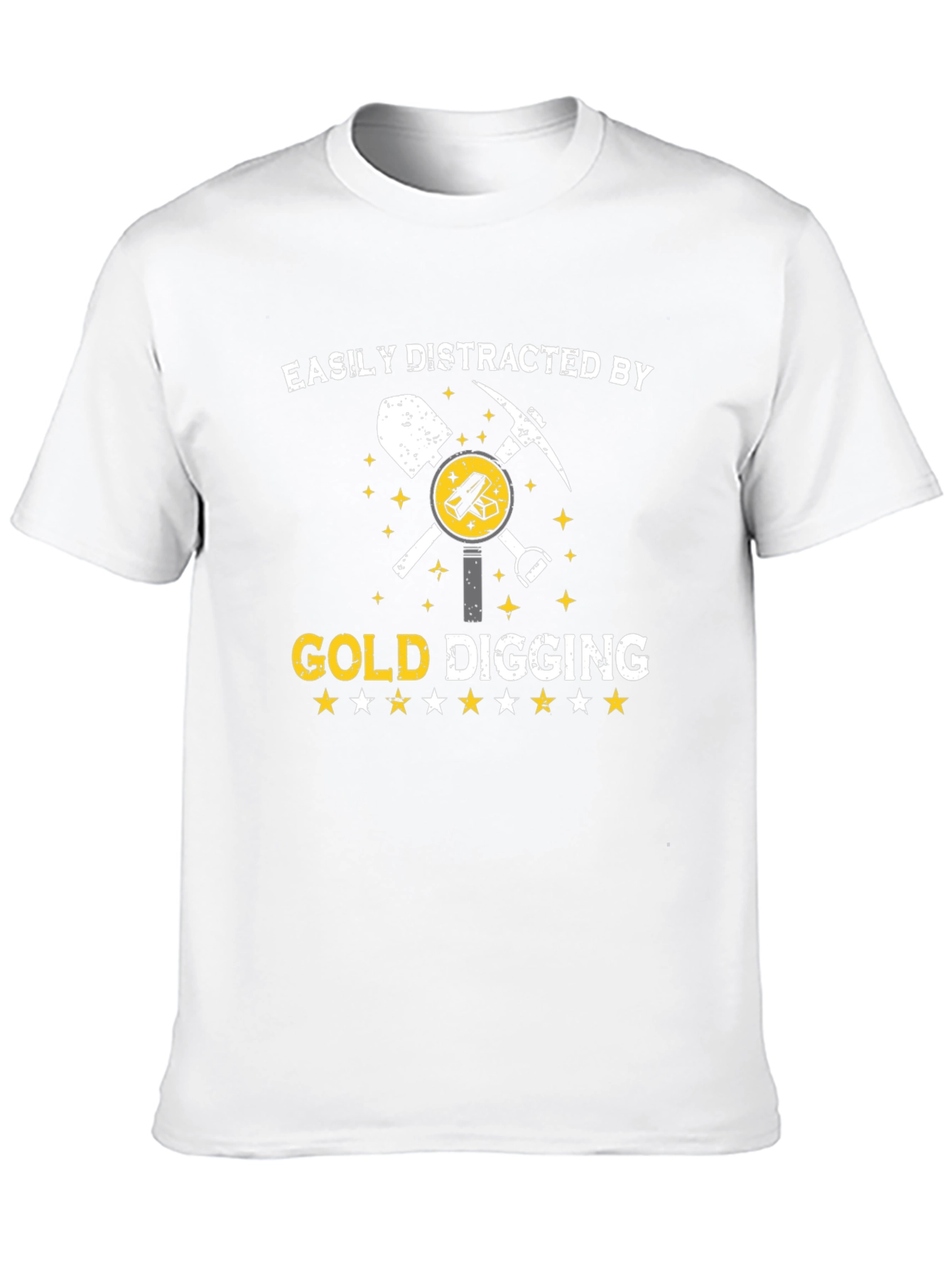 Easily Distracted by Gold Digging T-Shirt